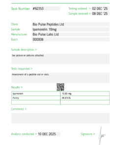 ipamorelin 10 mg & 5mg